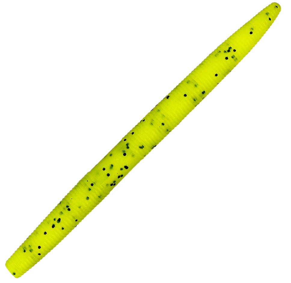 12 Stick Worm Arancione Pesca Bass – 6 Pollici Gomma Morbida Con Sale E Profumo